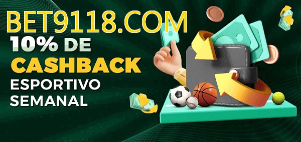 10% de bônus de cashback na BET9118.COM