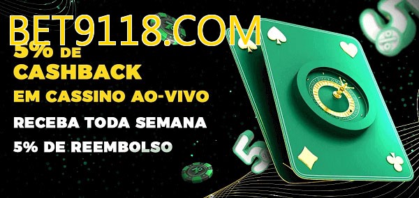 Promoções do cassino ao Vivo BET9118.COM